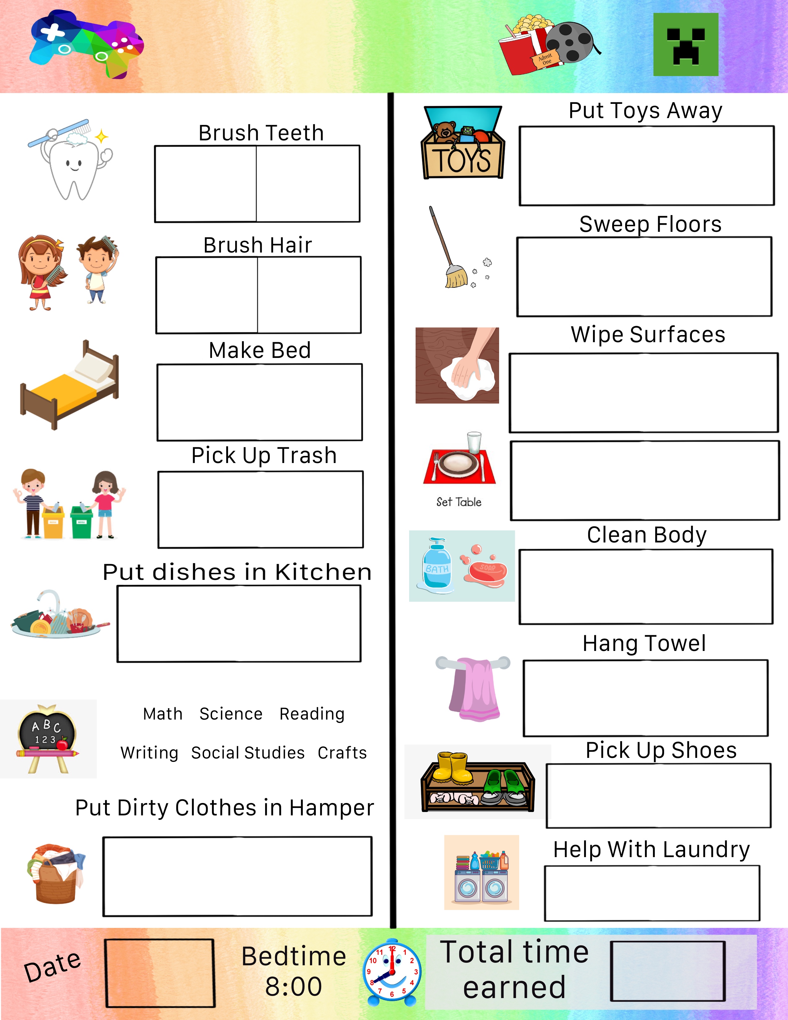 Chore chart
